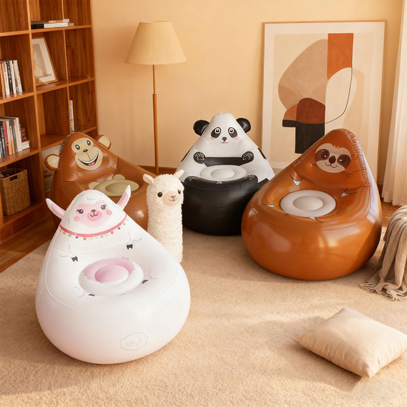Kids Outdoor Lounge - Inflatable Lazy Sofa Kids Cartoon Sofa