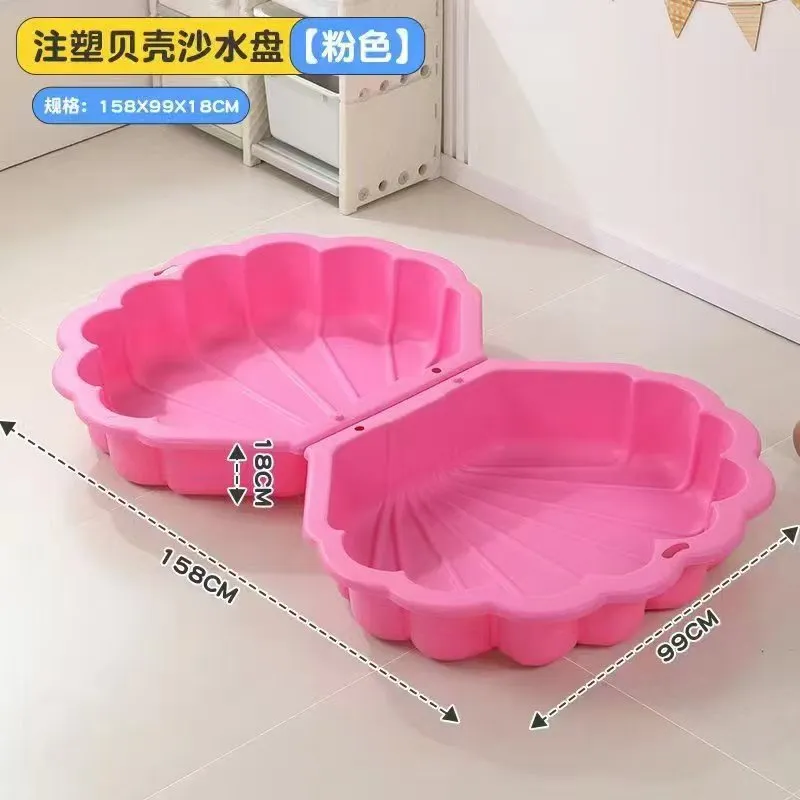Kids Outdoor Water Play Table - Kids Plastic Sand Play Set Cartoon