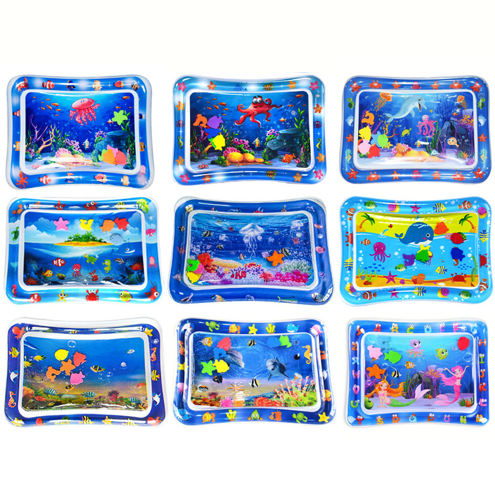 Kids Outdoor Water Play Table - 1pc Inflatable PVC Playing Mat Baby