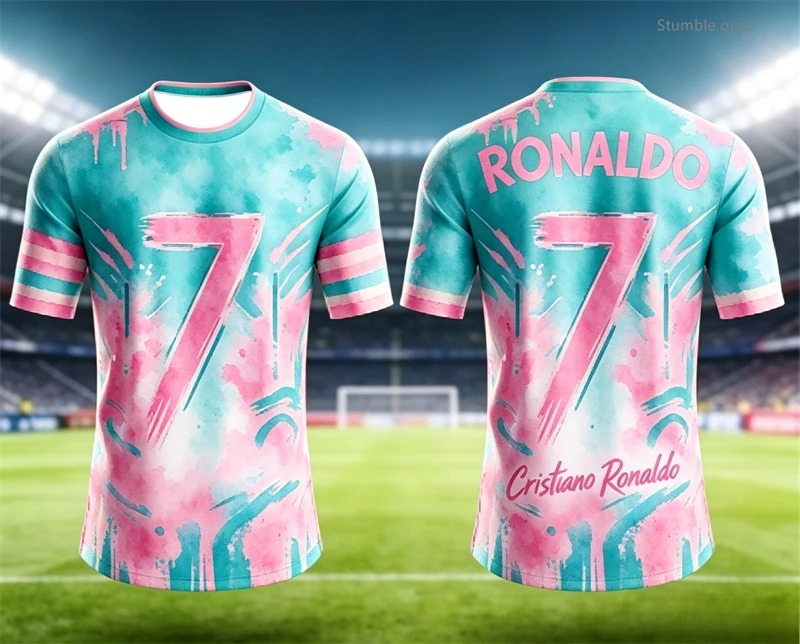 Kids Outdoor Gym - Summer Men Gym Fitness Ronaldo Football