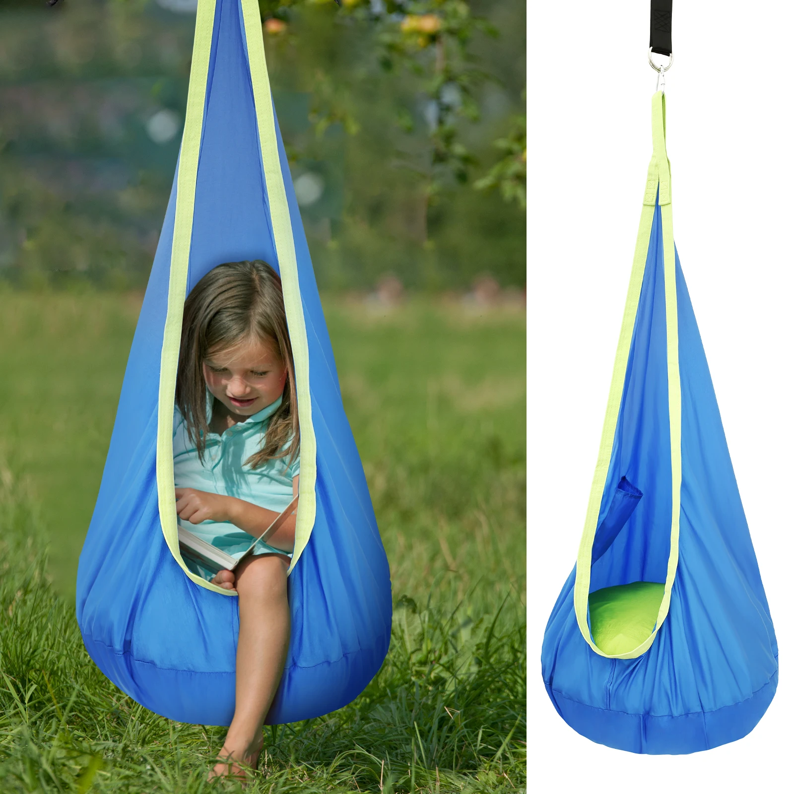 Kids Outdoor Hanging Chair - Chair Sensory Swing Chair Kids Pod
