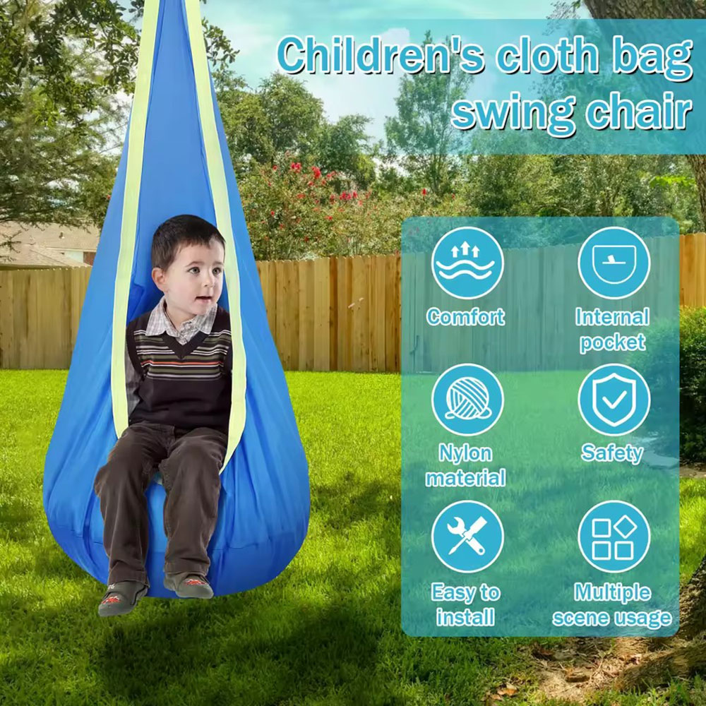 Kids Pod Swing Seat Nylon Hang - огляд і ціна Kids Outdoor Swing Set