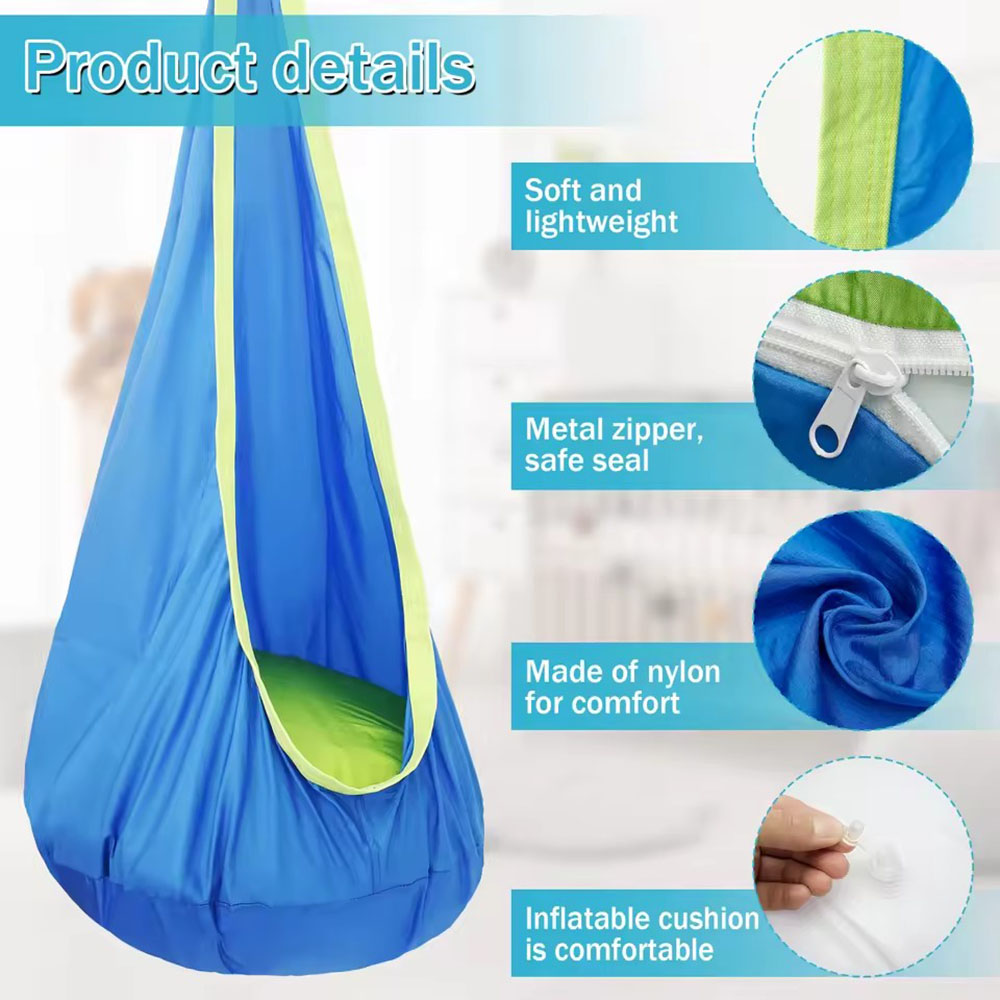 Kids Pod Swing Seat Nylon Hang - огляд і ціна Kids Outdoor Swing Set