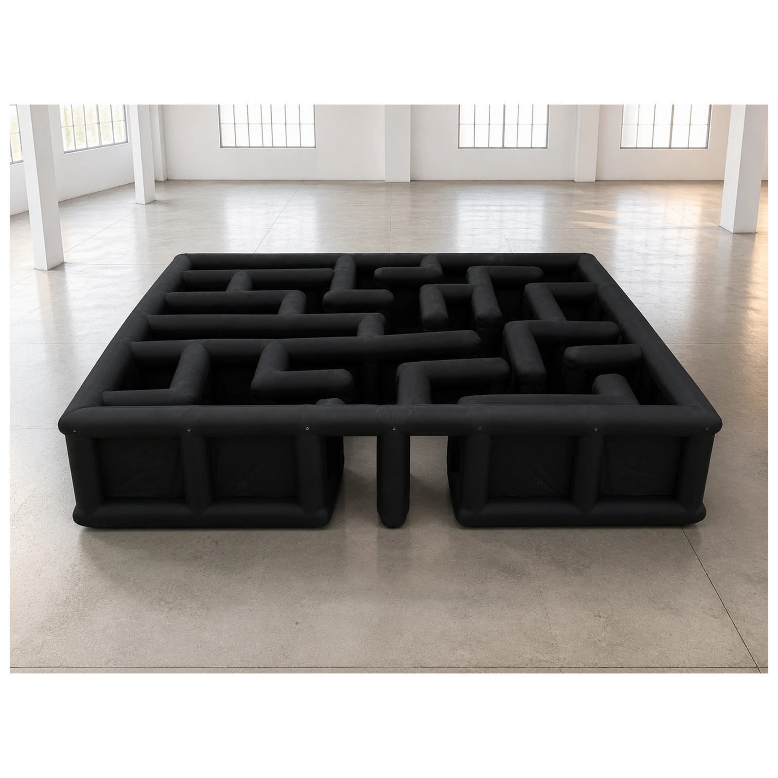 Large Black Open Square Inflat - огляд і ціна Kids Outdoor Venues