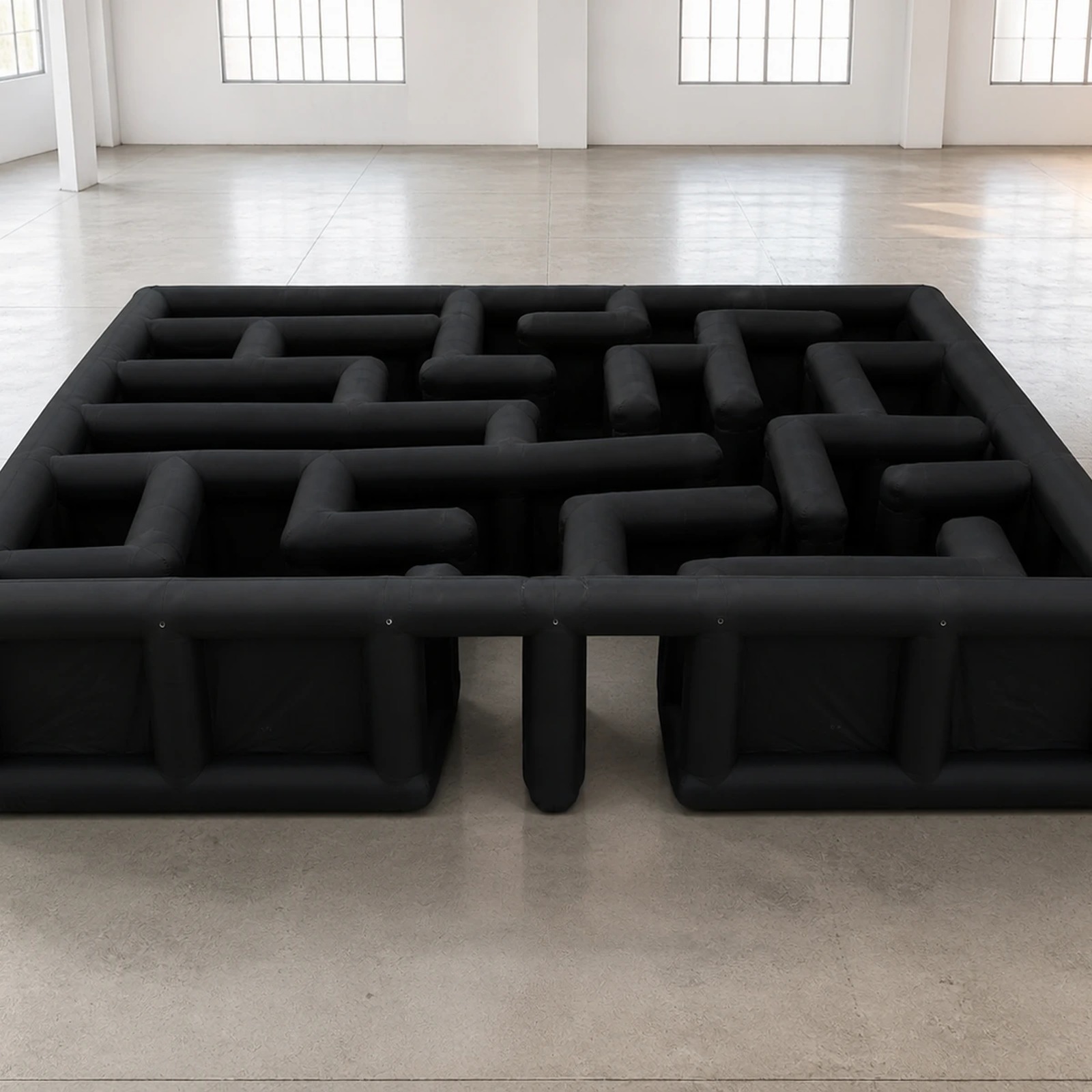 Large Black Open Square Inflat - огляд і ціна Kids Outdoor Venues