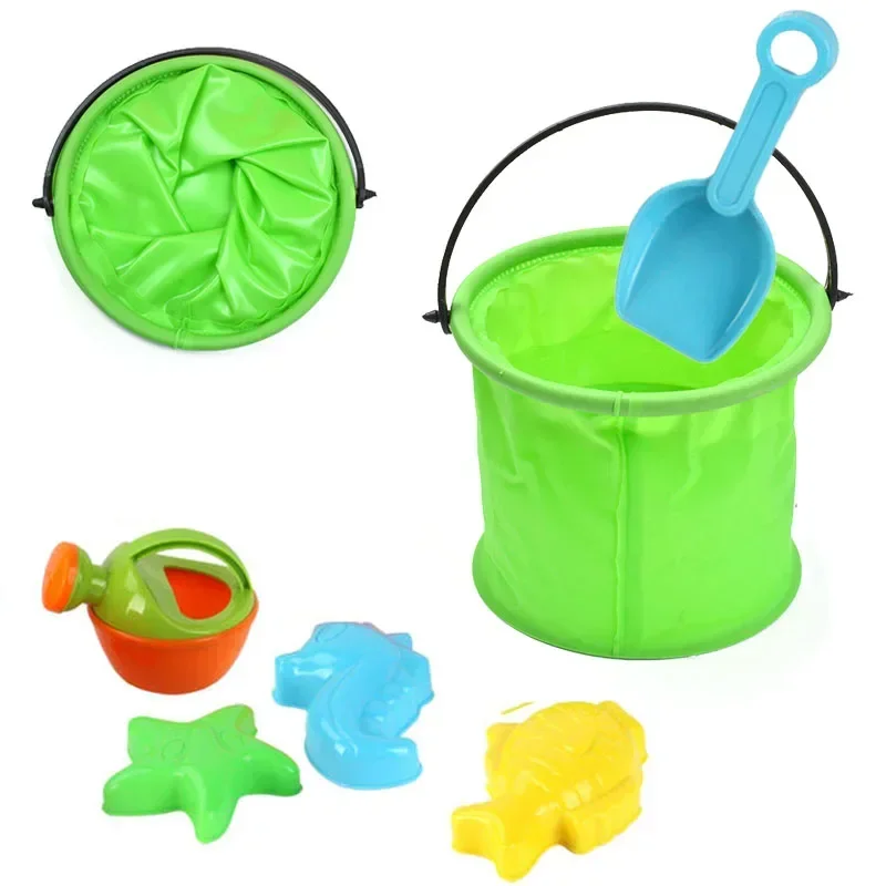 Beach Sand Bucket Toy  Collaps - огляд і ціна Kids Outdoor Play Area