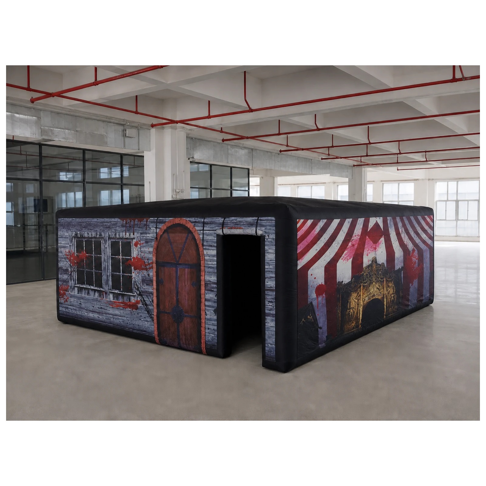 Large Haunted Circus Flat Roof - огляд і ціна Kids Outdoor Venues