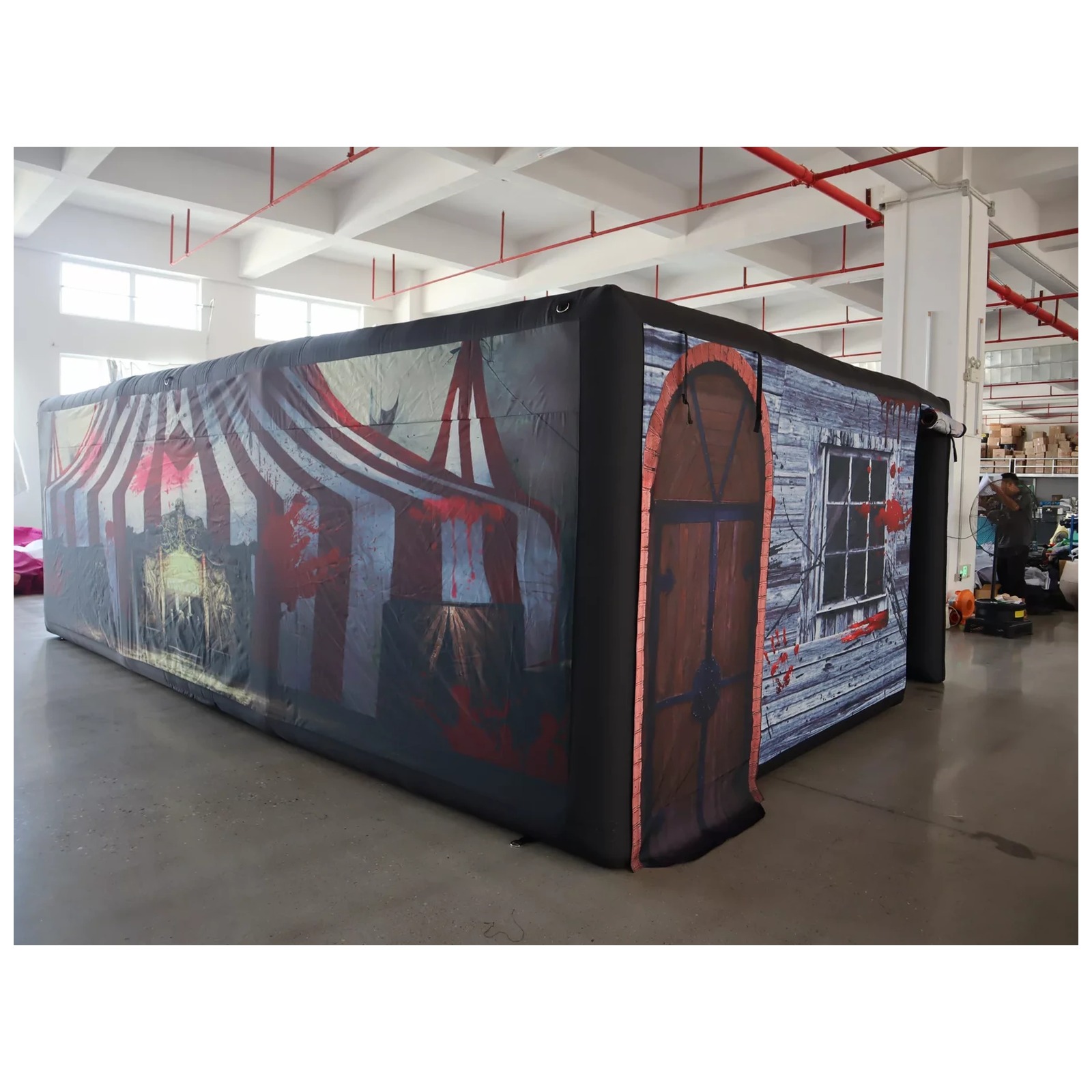 Large Haunted Circus Flat Roof - огляд і ціна Kids Outdoor Venues