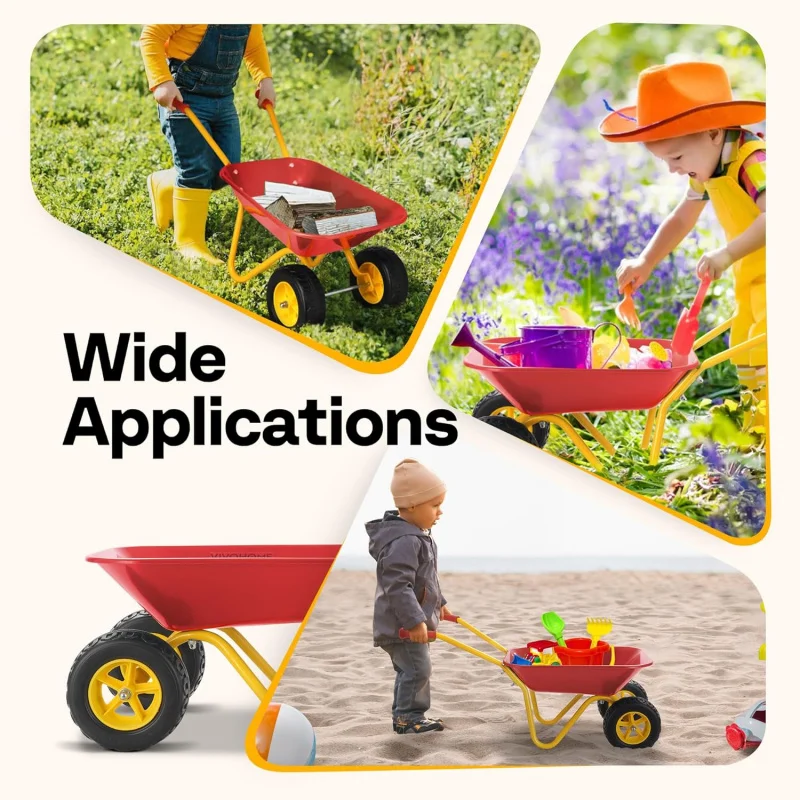 Kids Wheelbarrow Children Gard - огляд і ціна Kids Indoor Outdoor Cart