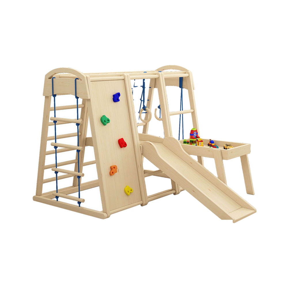 Indoor Outdoor Wooden Children - огляд і ціна Kids Outdoor Wooden Climbing Frame