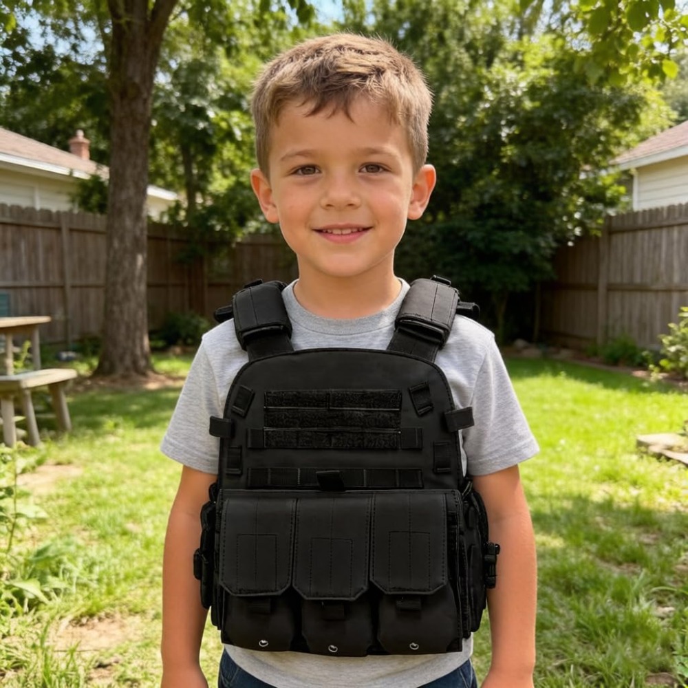Children Airsoft Paintball Ves - огляд і ціна Kids Outdoor Vest