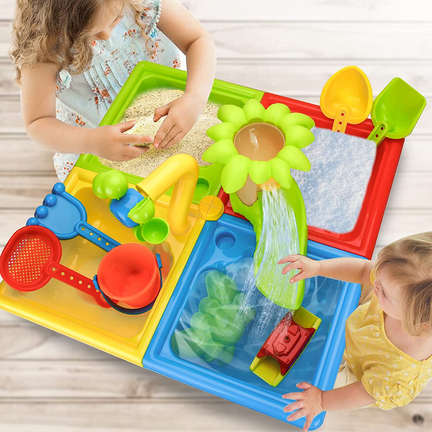 Beach Table Sand Play Toys Chi - огляд і ціна Kids Outdoor Water Play Table