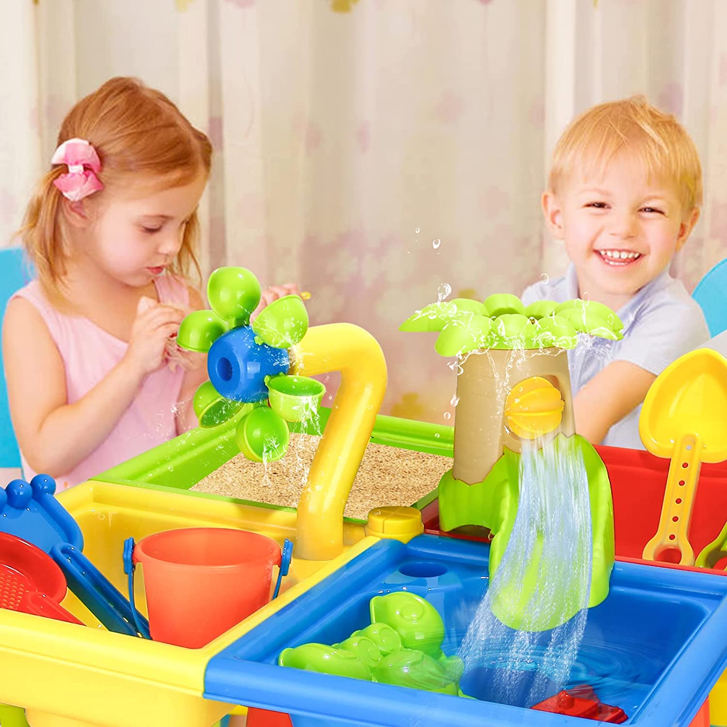 Beach Table Sand Play Toys Chi - огляд і ціна Kids Outdoor Water Play Table