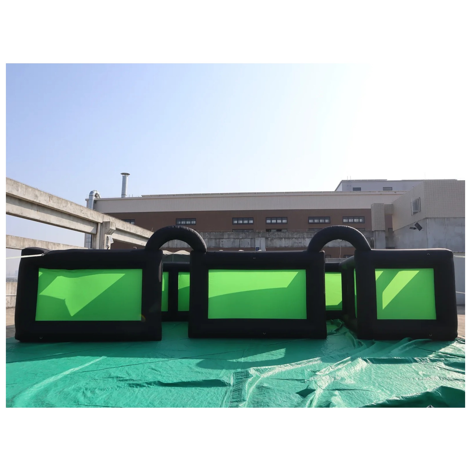 Outdoor Black Green Inflatable - огляд і ціна Kids Outdoor Venues