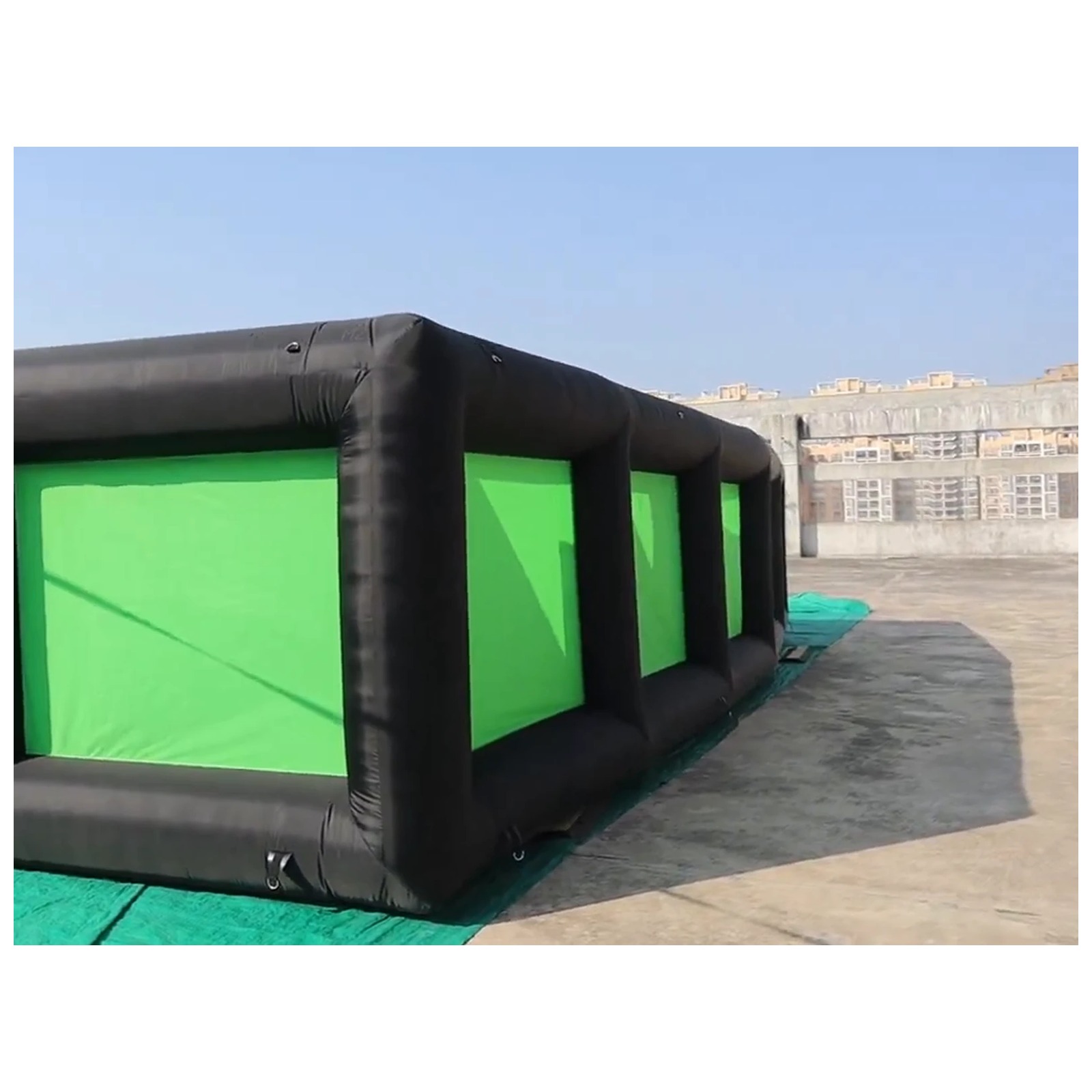 Outdoor Black Green Inflatable - огляд і ціна Kids Outdoor Venues