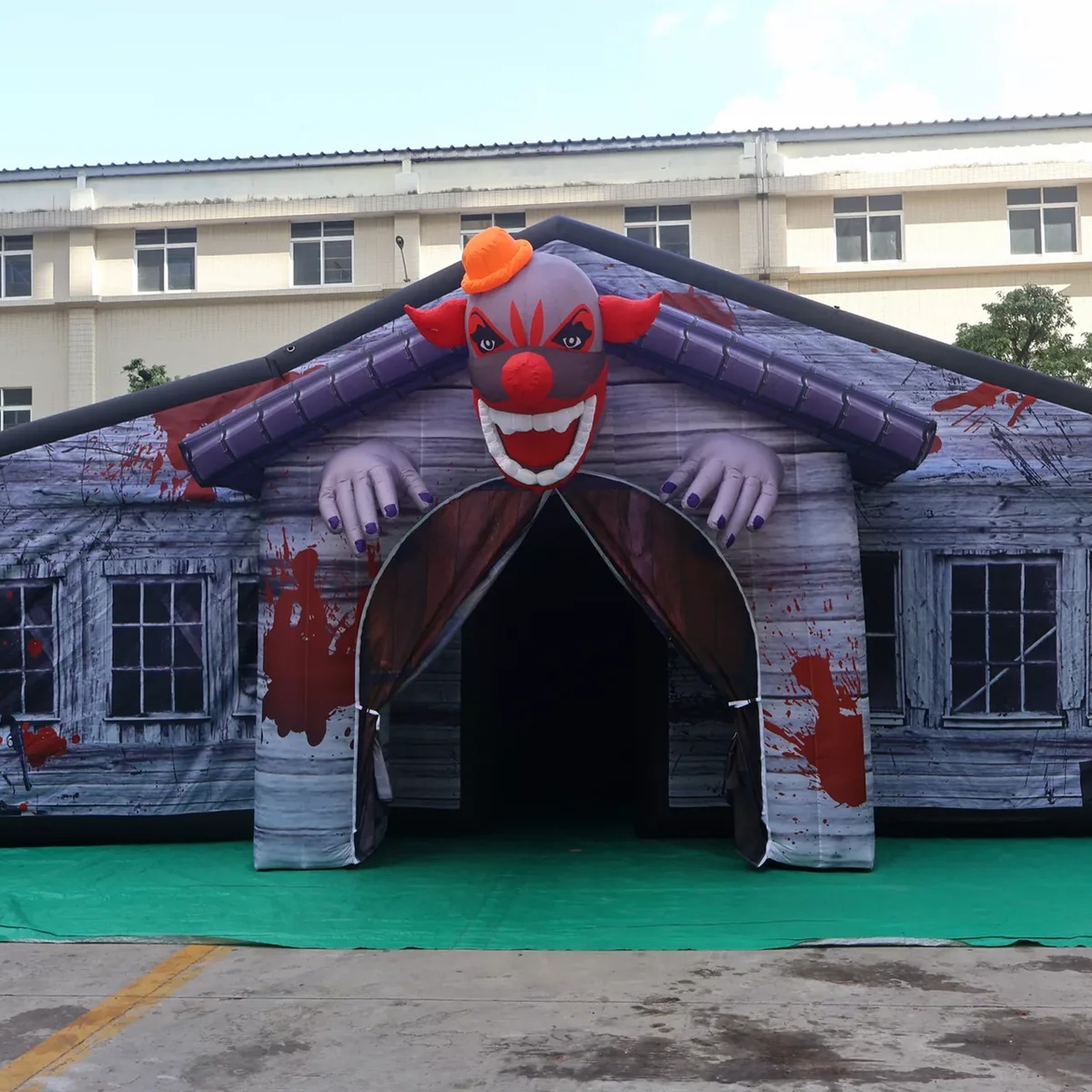 Large Gray Covered Inflatable  - огляд і ціна Kids Outdoor Venues