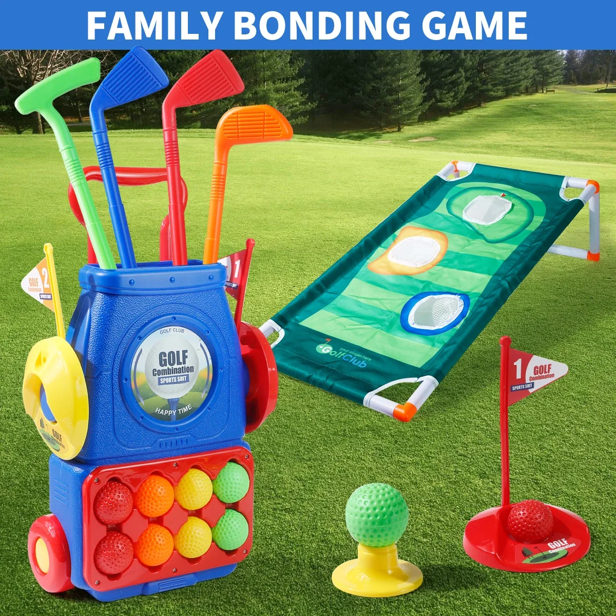 Upgraded Kids Golf Cart Toy wi - огляд і ціна Kids Indoor Outdoor Cart