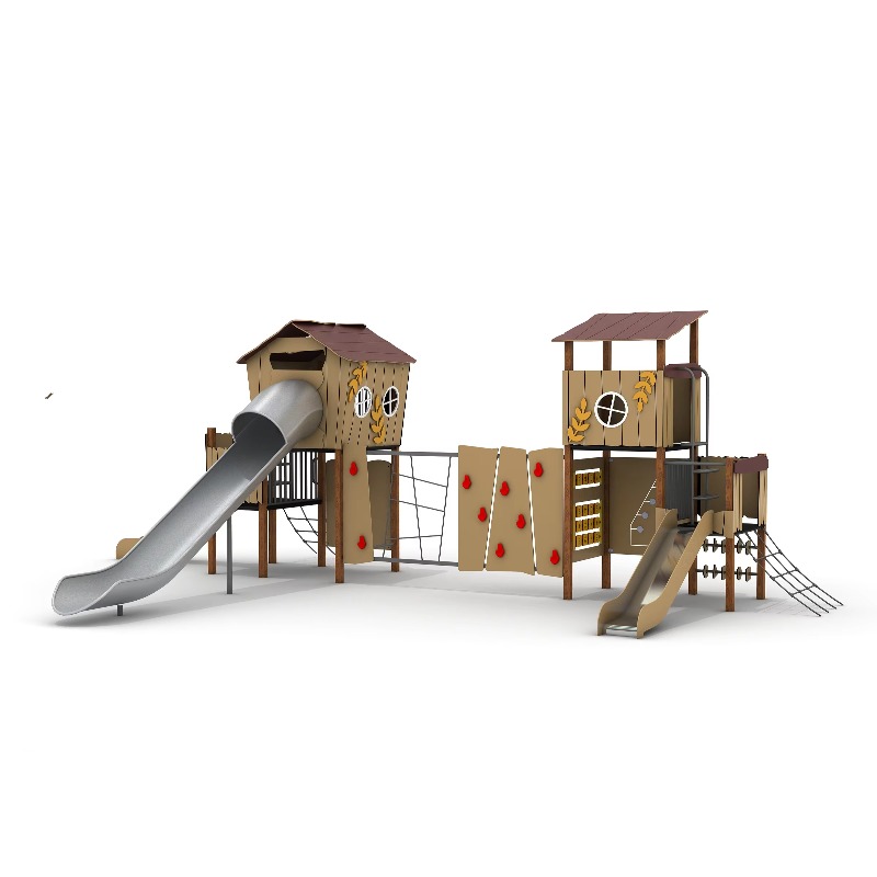 Wooden Outdoor Playground Set  - огляд і ціна Kids Outdoor Wooden Playhouse