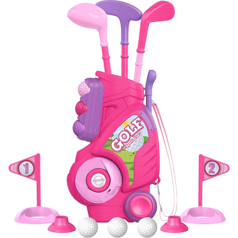 Toddler Golf Club Set Kids Gol - огляд і ціна Kids Indoor Outdoor Cart