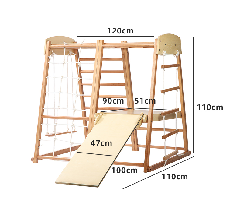 Kids Outdoor Indoor Montessori - огляд і ціна Kids Outdoor Wooden Climbing Frame