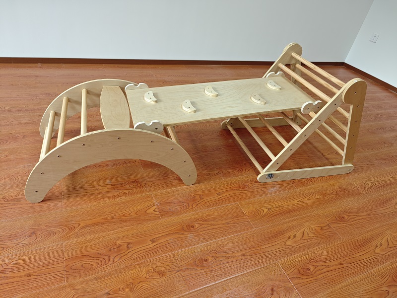 Hot Selling 3-in-1 Montessori  - огляд і ціна Kids Outdoor Climbing Frame
