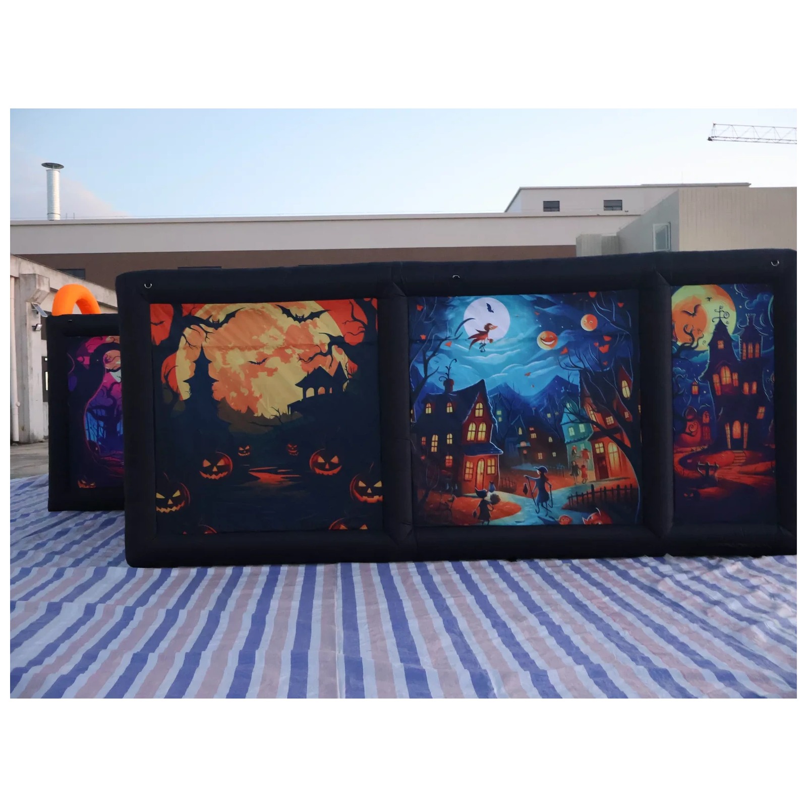 Large Dual Orange Arch Hallowe - огляд і ціна Kids Outdoor Venues