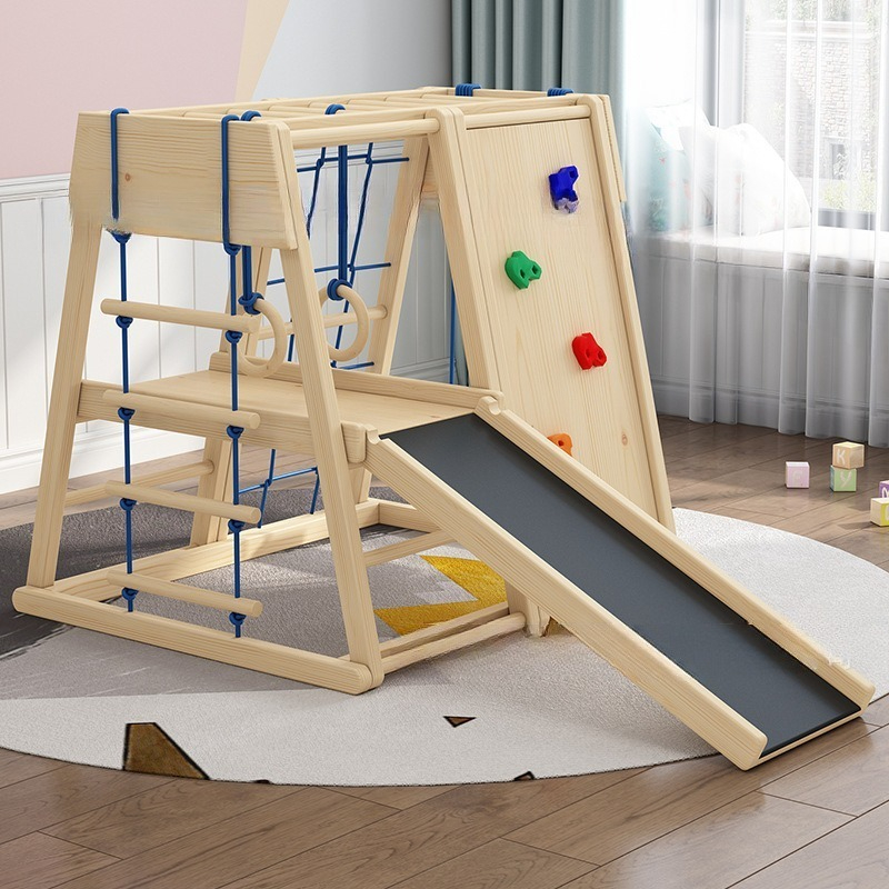 Wooden Climbing Frame with Sli - огляд і ціна Kids Outdoor Wooden Climbing Frame