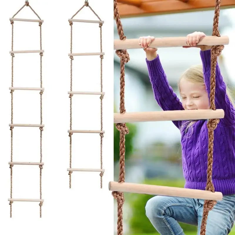 Kids Wooden Ladder Outdoor Act - огляд і ціна Kids Outdoor Climbing Equipment