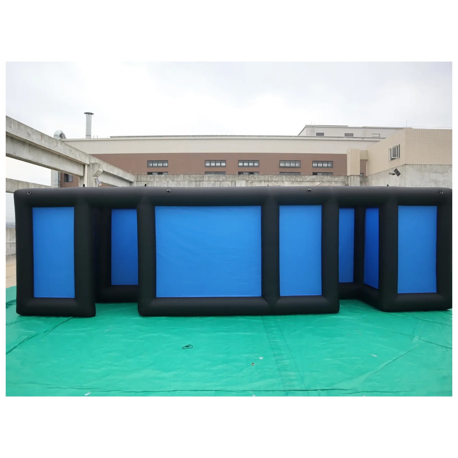 Large Black Blue Open Inflatab - огляд і ціна Kids Outdoor Venues