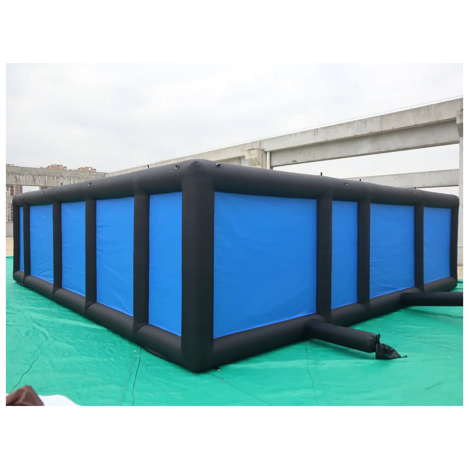 Large Black Blue Open Inflatab - огляд і ціна Kids Outdoor Venues