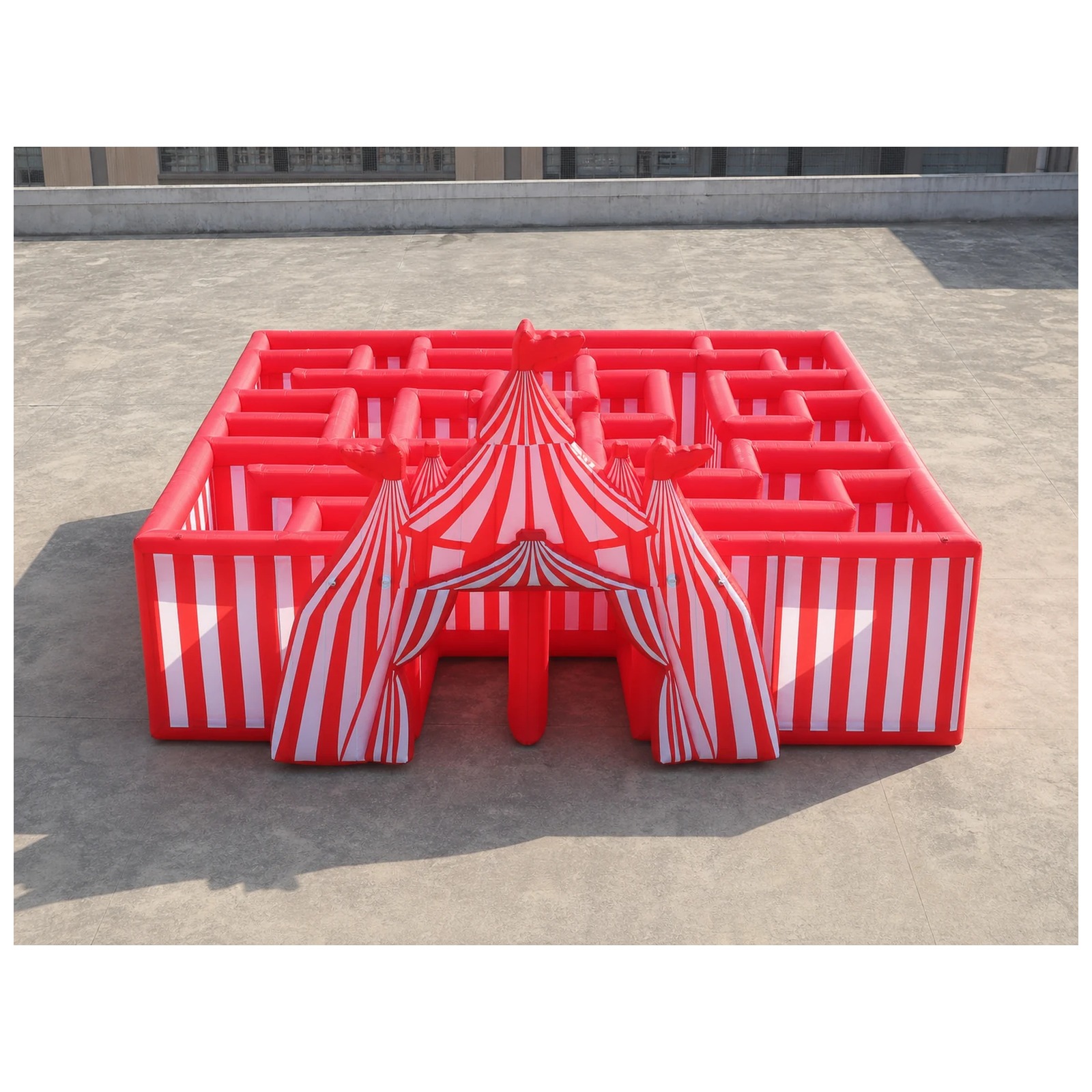 Large Red White Circus Inflata - огляд і ціна Kids Outdoor Venues
