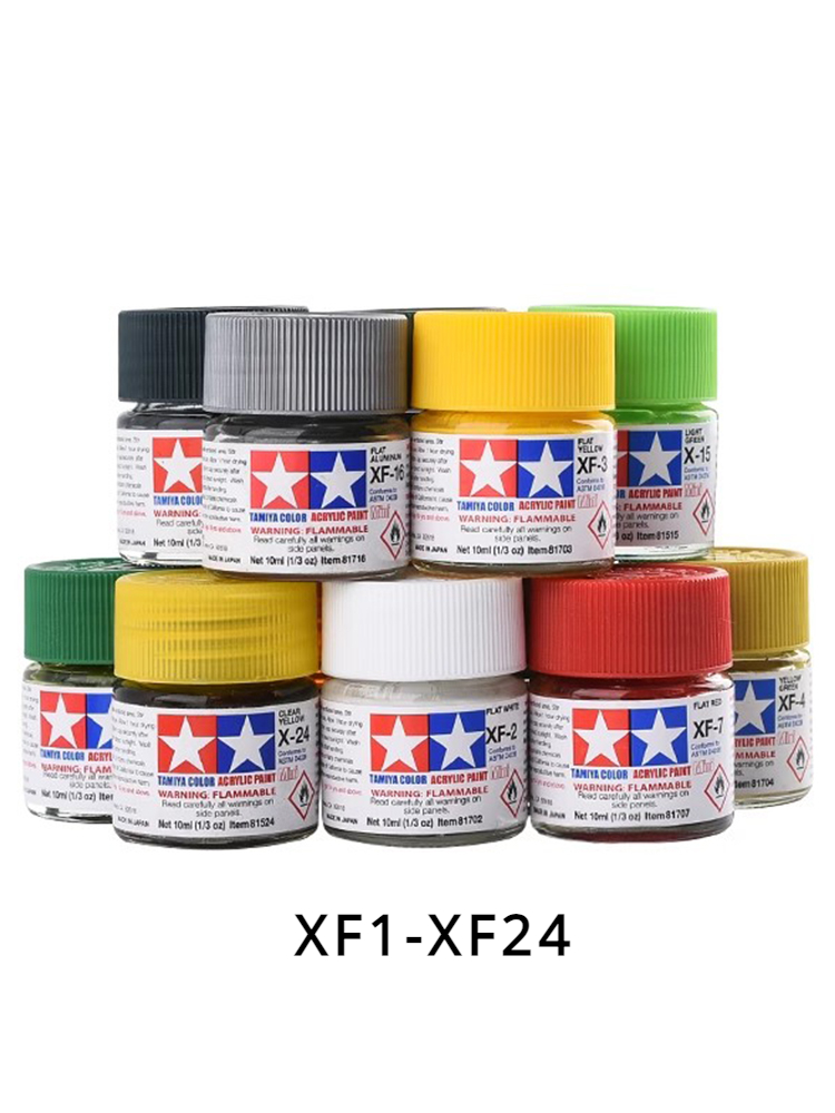 TAMIYA Acrylic Paint XF1-XF24  - огляд і ціна Tamiya Model Paint Set