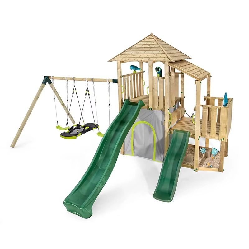 Factory Sales Outdoor Wood Pla - огляд і ціна Kids Outdoor Wooden Playhouse