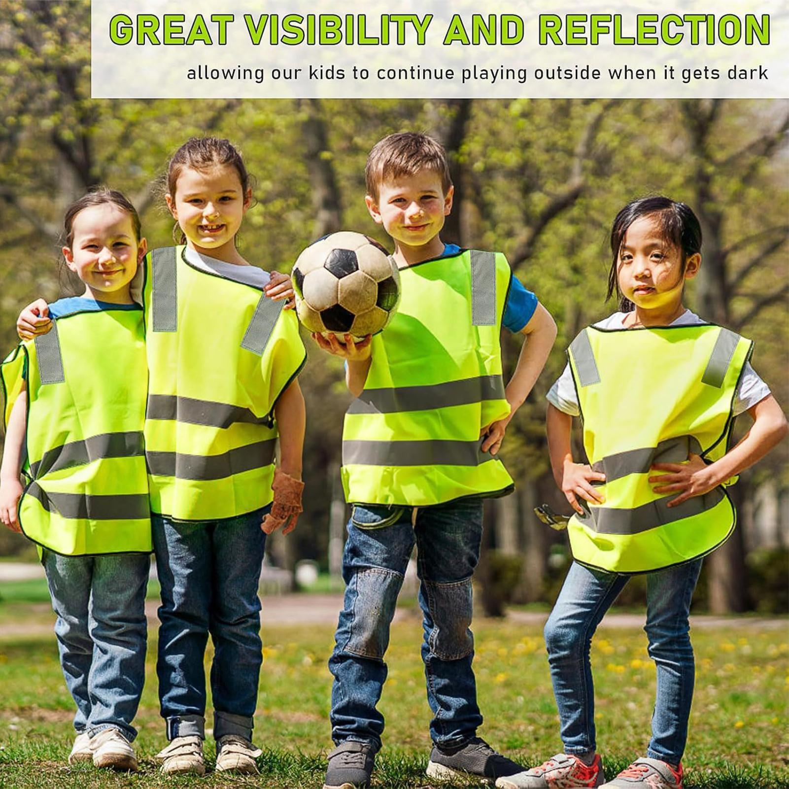 10pcs Kids Reflective Safety V - огляд і ціна Kids Outdoor Vest