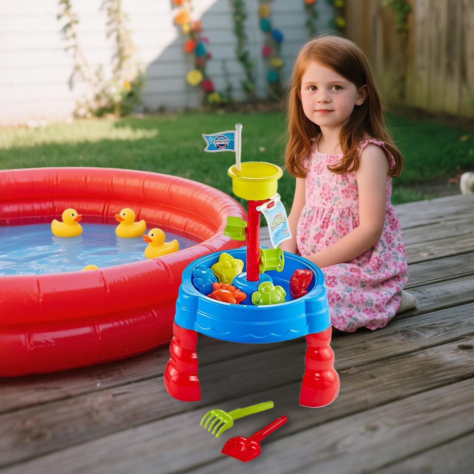 Sand and Water Table Water Pla - огляд і ціна Kids Outdoor Water Play Table