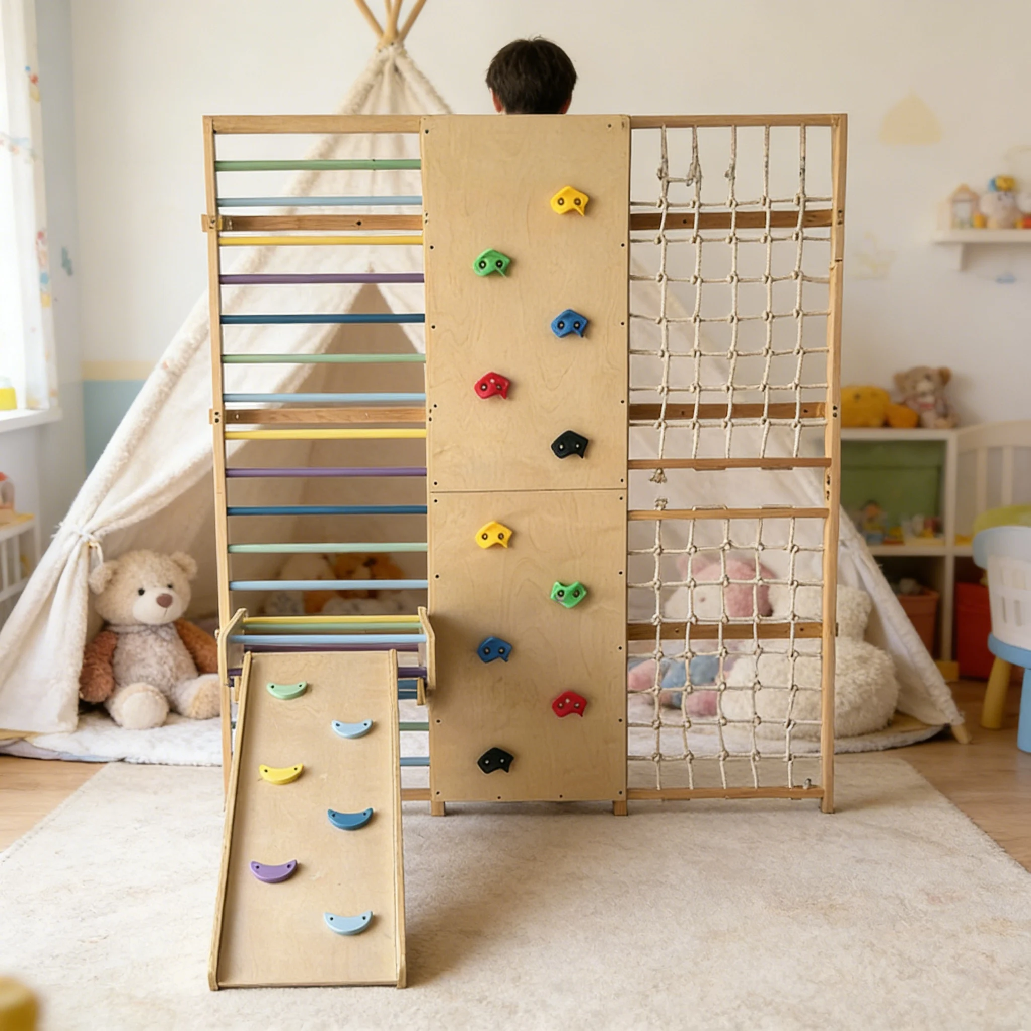 2026 Professional Grade Climbi - огляд і ціна Kids Outdoor Wooden Climbing Frame