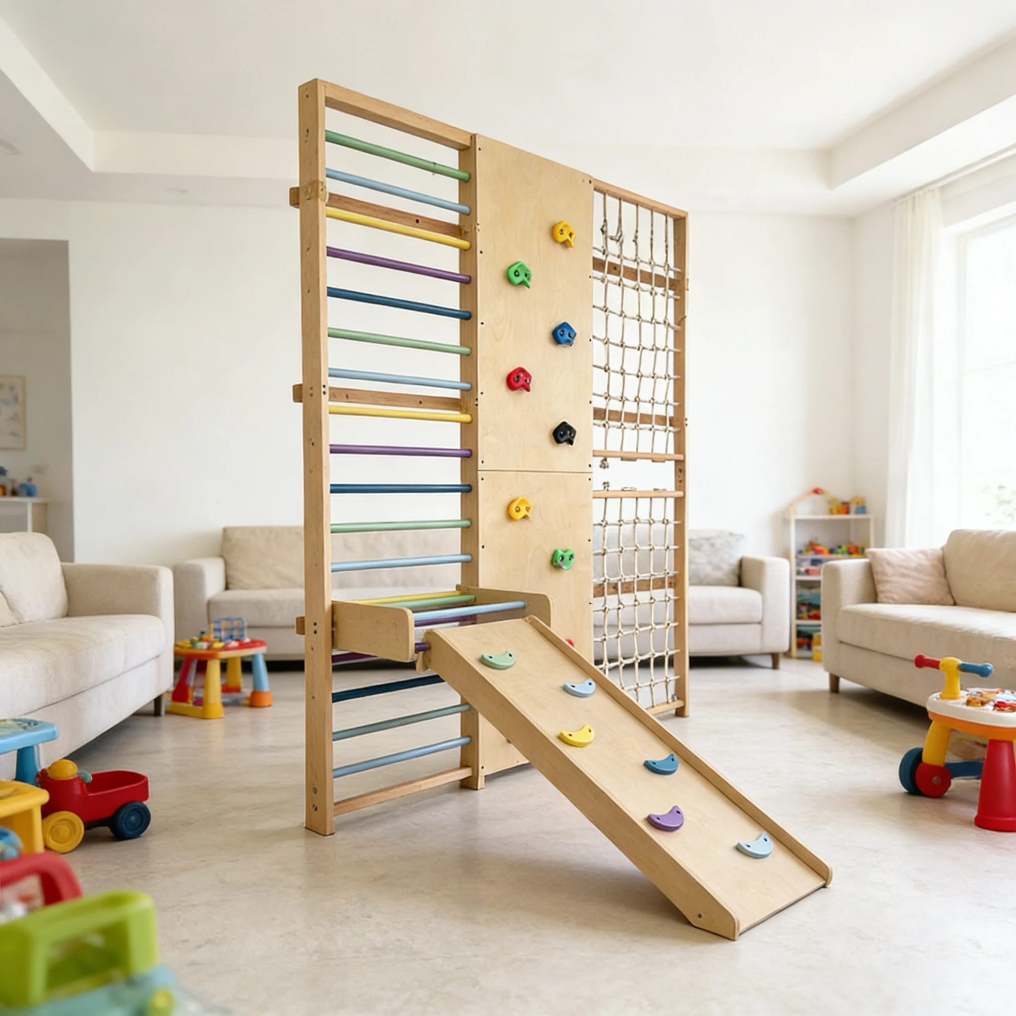 2026 Professional Grade Climbi - огляд і ціна Kids Outdoor Wooden Climbing Frame