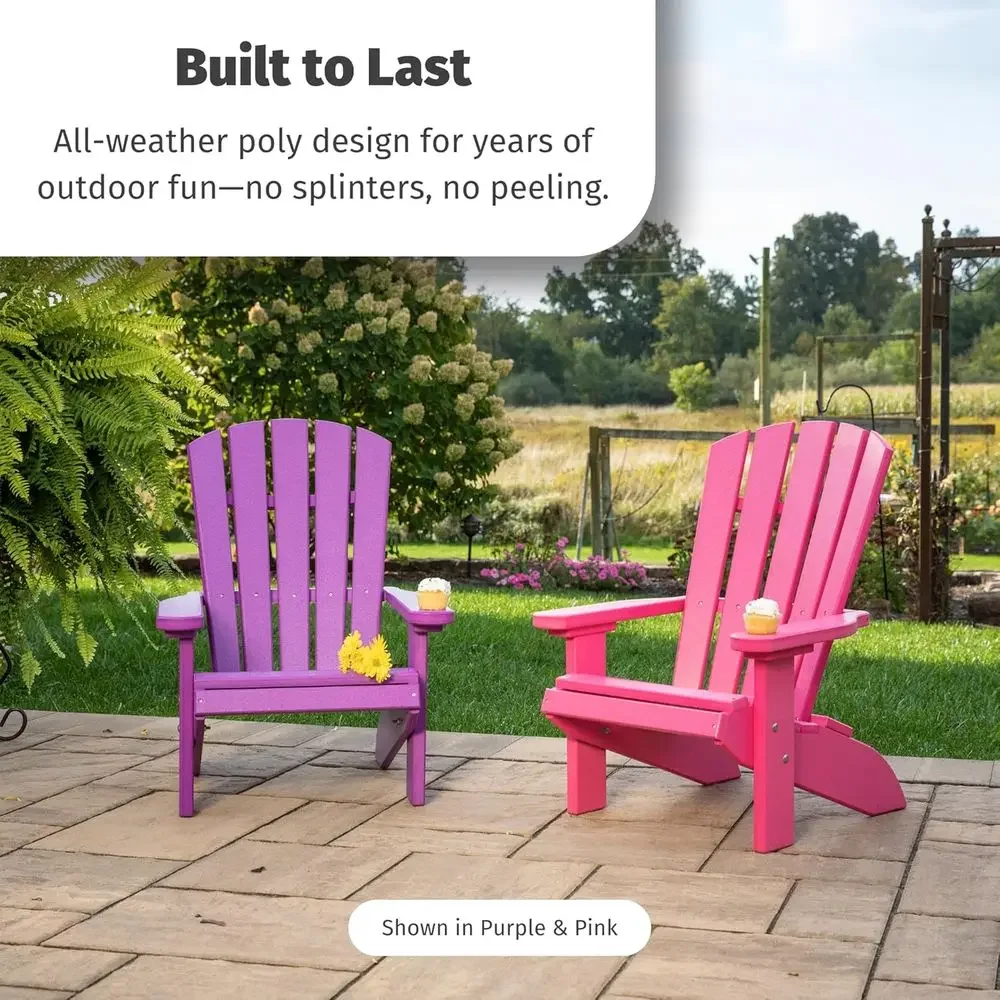 Poly Kids Adirondack Chair, Ou - огляд і ціна Kids Outdoor Adirondack Chair