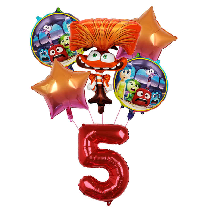 6pcs New Inside Out2 Balloons  - огляд і ціна Kids Outdoor Easter Toys