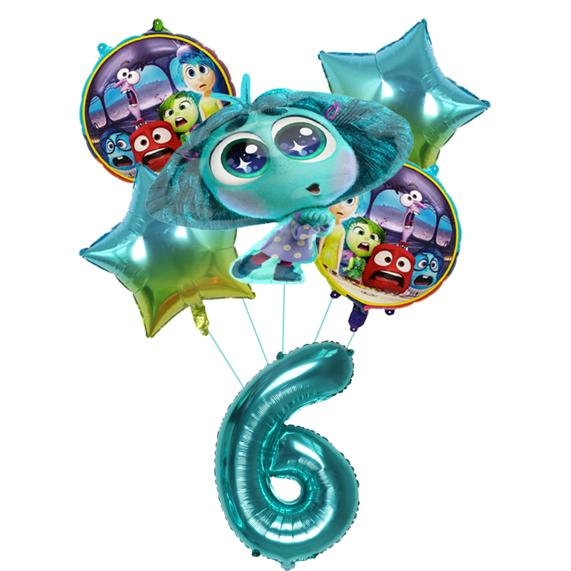 6pcs New Inside Out2 Balloons  - огляд і ціна Kids Outdoor Easter Toys