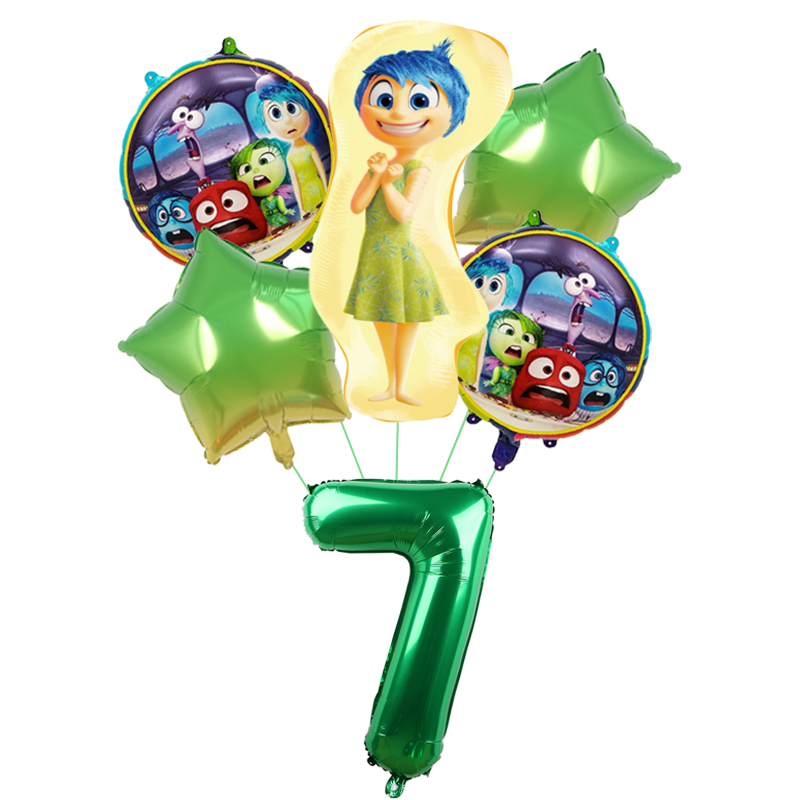 6pcs New Inside Out2 Balloons  - огляд і ціна Kids Outdoor Easter Toys