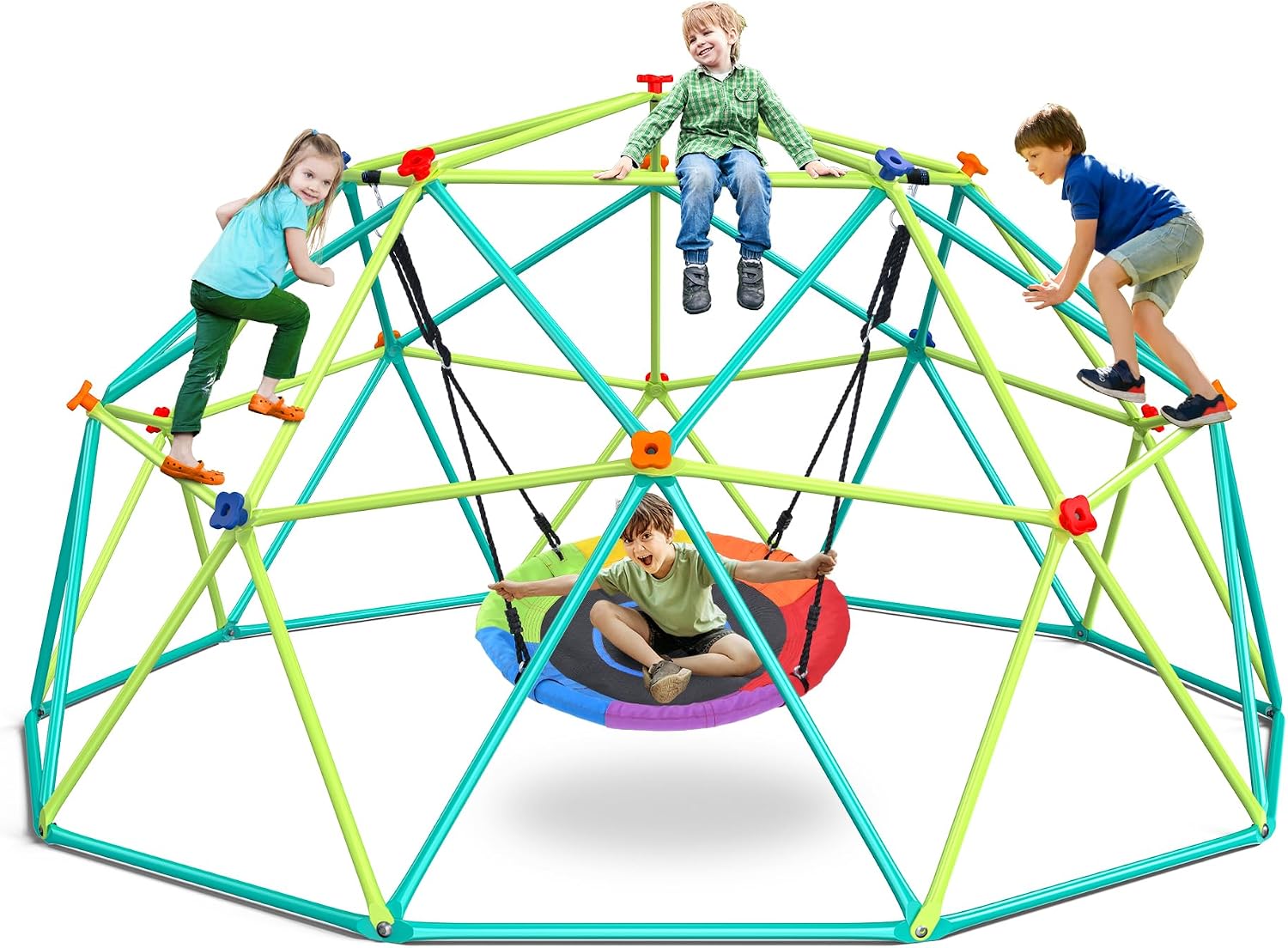10 ft Climbing Dome Swing Set  - огляд і ціна Kids Outdoor Swing Set