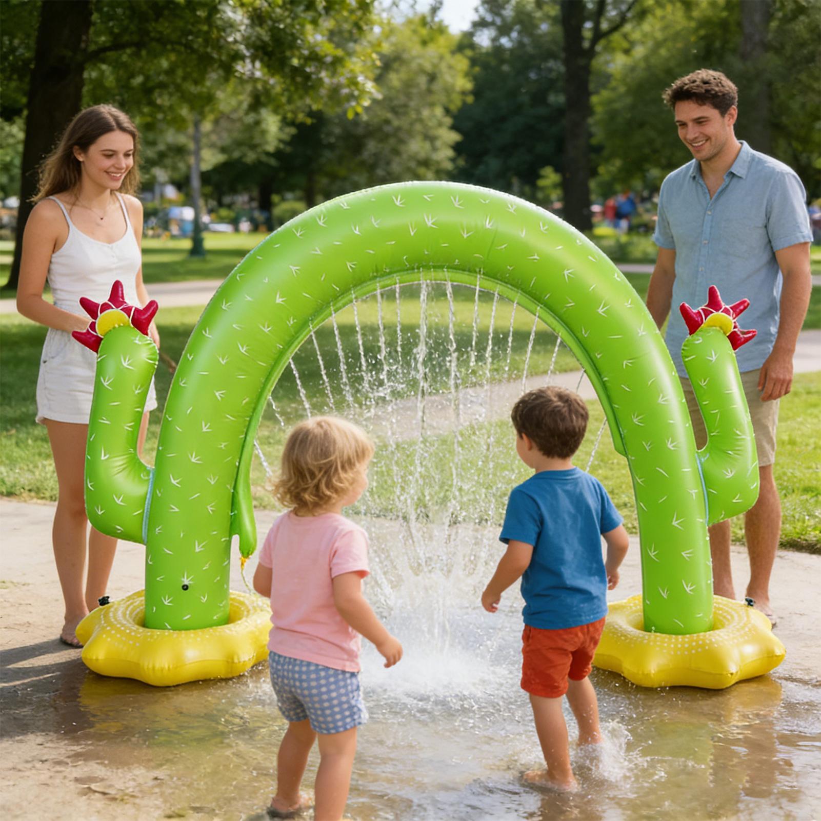 Inflatable Cactus Sprinkler fo - огляд і ціна Kids Outdoor Tunnel