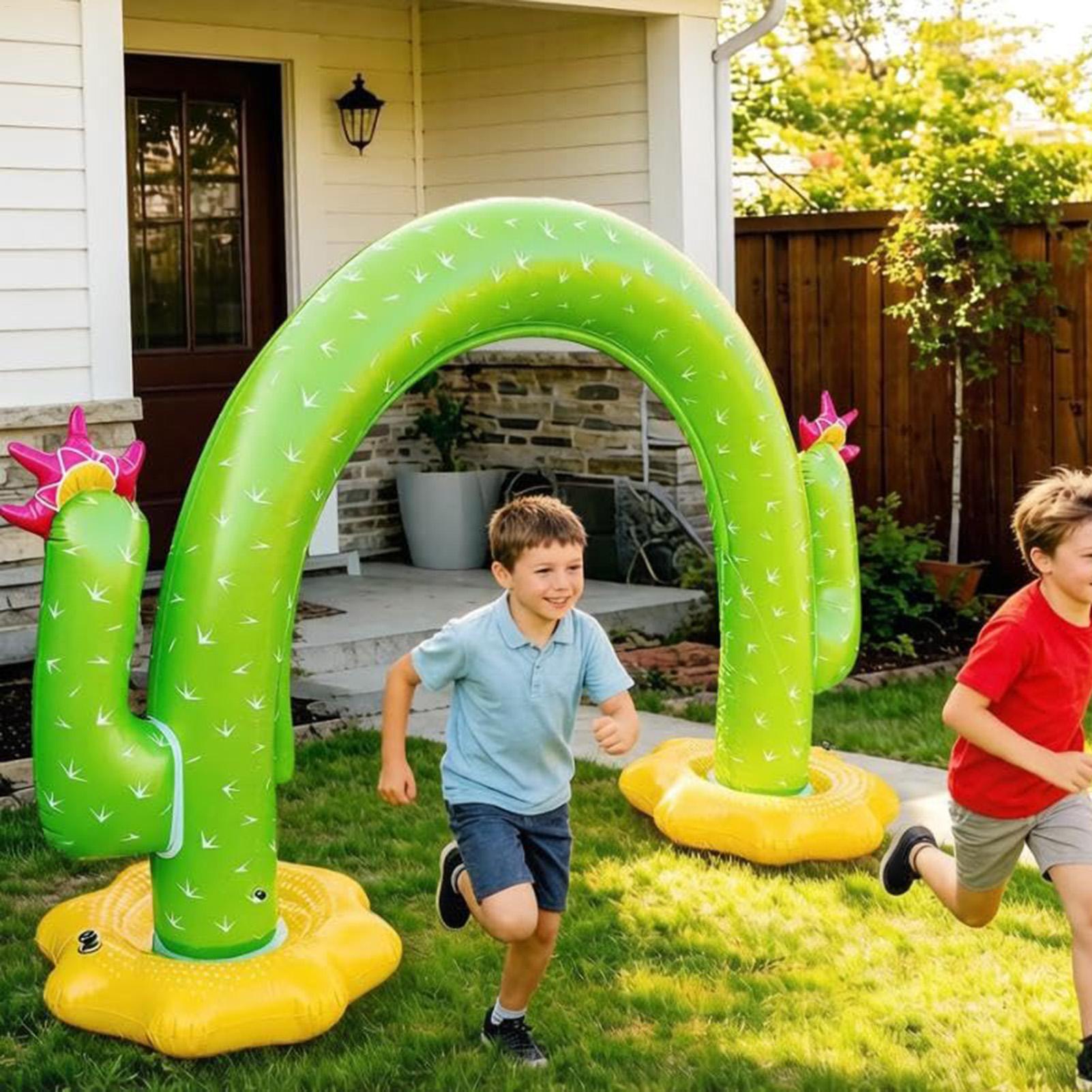 Inflatable Cactus Sprinkler fo - огляд і ціна Kids Outdoor Tunnel