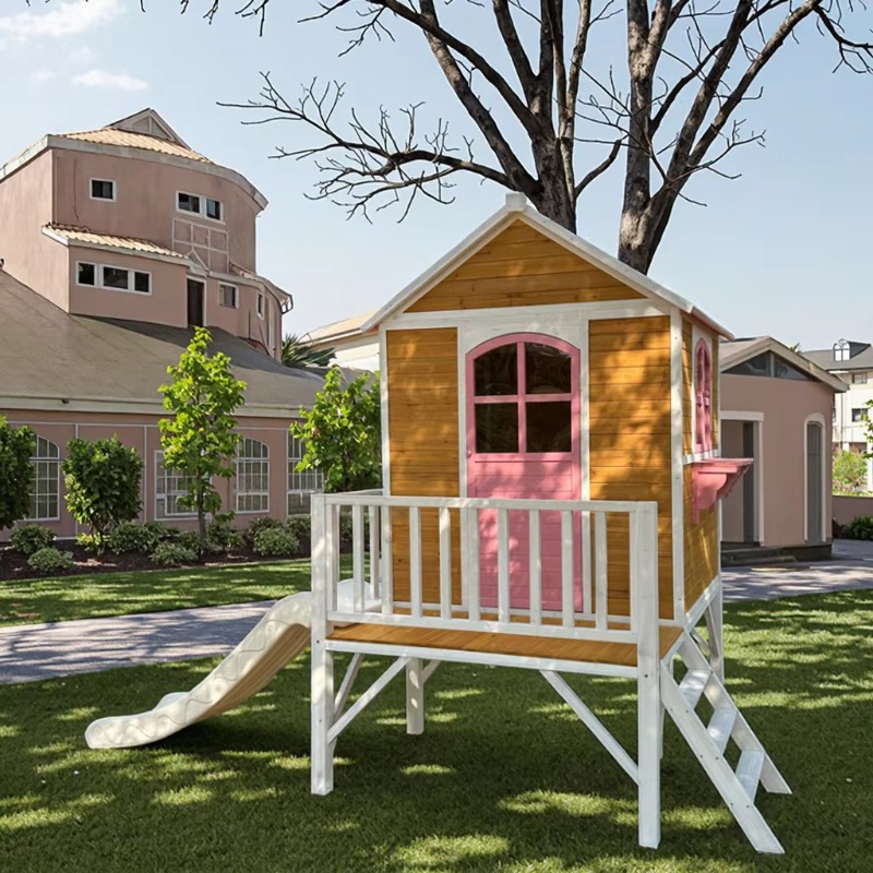 Modern Two-Floor Kids Wooden O - огляд і ціна Kids Outdoor Wooden Playhouse