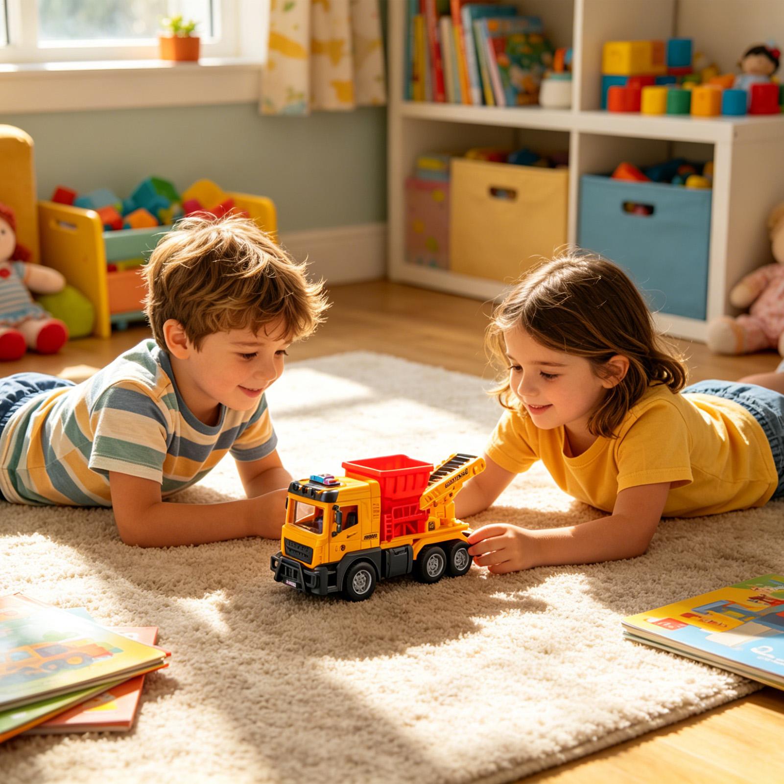 Electric Dump Truck Toy w/ Sou - огляд і ціна Kids Outdoor Dump Truck