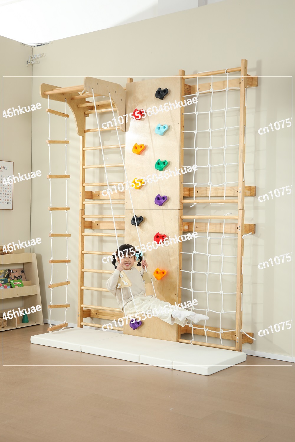 In-Stock Kids Climbing Frame – - огляд і ціна Kids Outdoor Wooden Climbing Frame