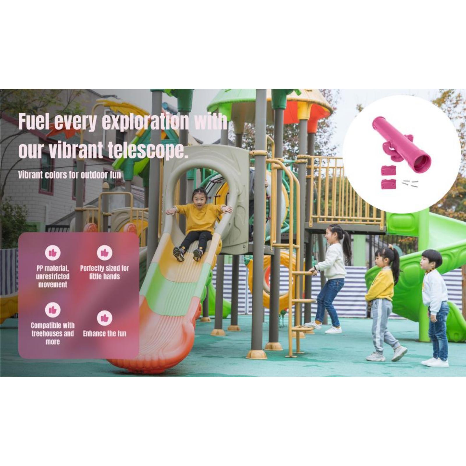 Kids Playground Telescope Toy  - огляд і ціна Kids Outdoor Climbing Frame