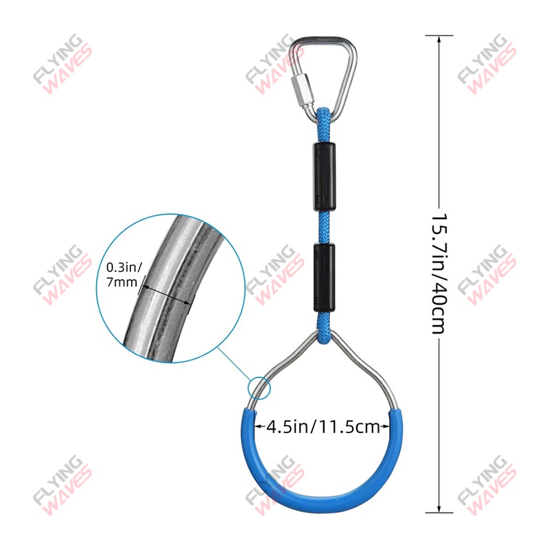 Kids Hanging GYM Ring Swing Cl - огляд і ціна Kids Outdoor Gym