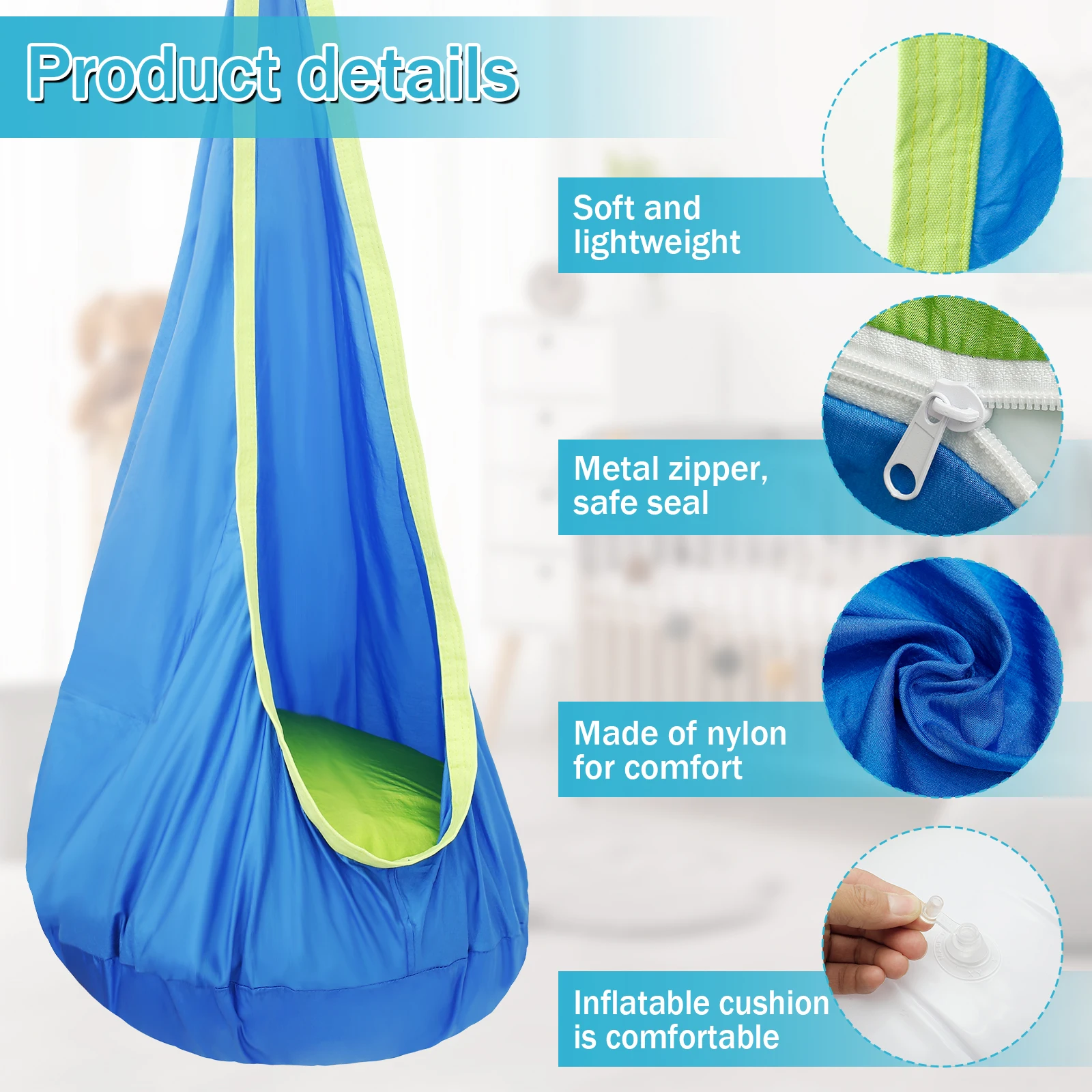 Chair Sensory Swing Chair Kids - огляд і ціна Kids Outdoor Hanging Chair